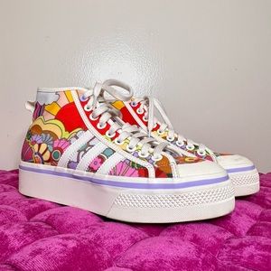 adidas | nizza platform sneaker sz 8 | LIKE NEW